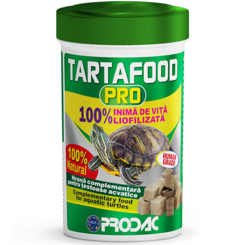 Inima de vita liofilizata pentru testoase Prodac Tartafood 10g